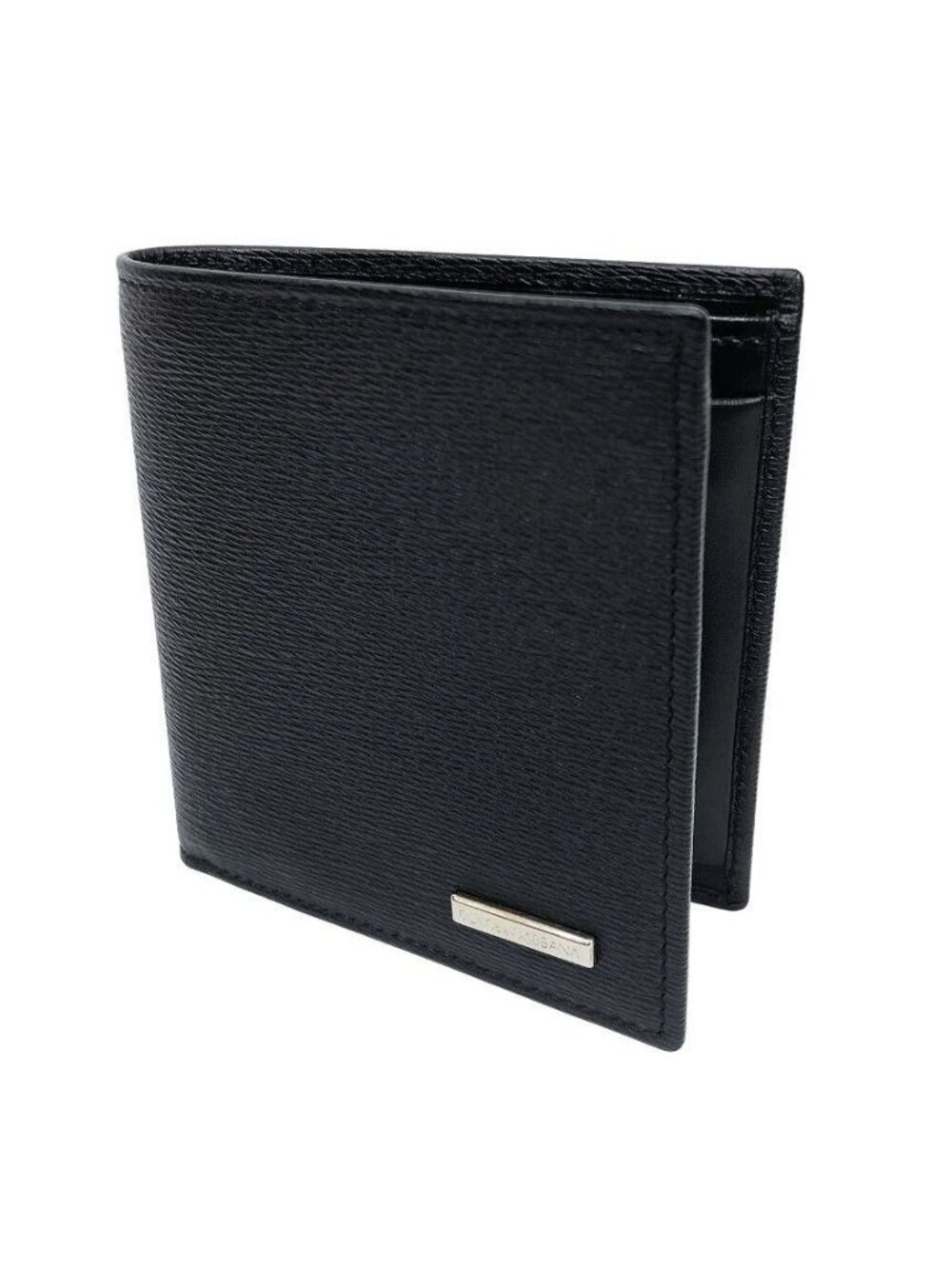 Dolce & Gabbana Leather Wallet with Coin Purse Black D&G